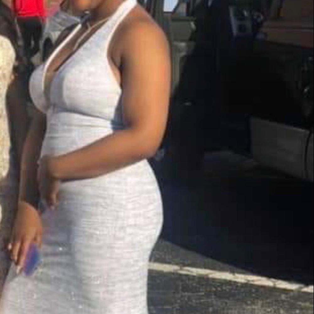 ALL WHITE PROM DRESS // GOWN